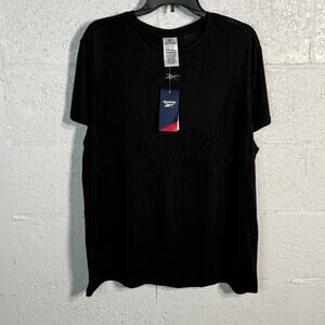 Reebok Plus Size Burnout Training T-Shirt - Black 2X